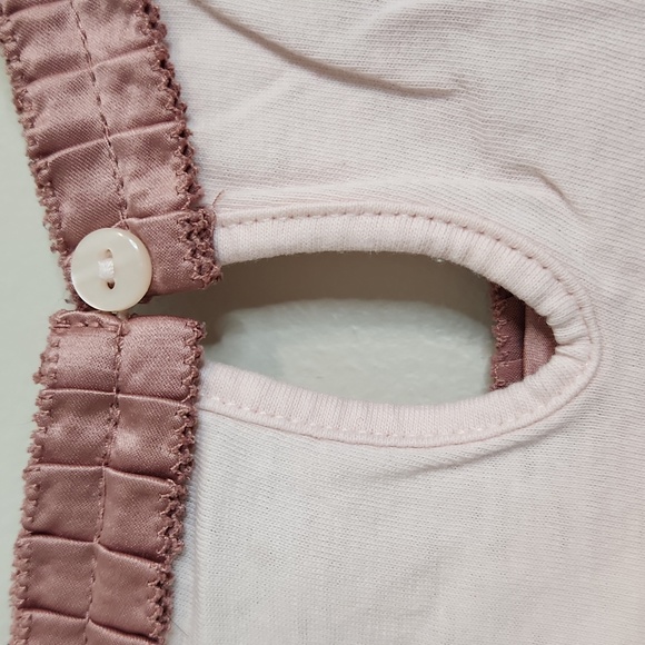 GAP Pink Satin Trim Tank, Size 3 ~ EUC - Picture 4 of 5